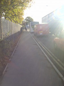 Junction between Gillette Way and Manor Farm Road by Kennet Island